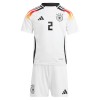 Maillot de Supporter Allemagne Antonio Rudiger 2 Domicile Euro 2024 Pour Enfant